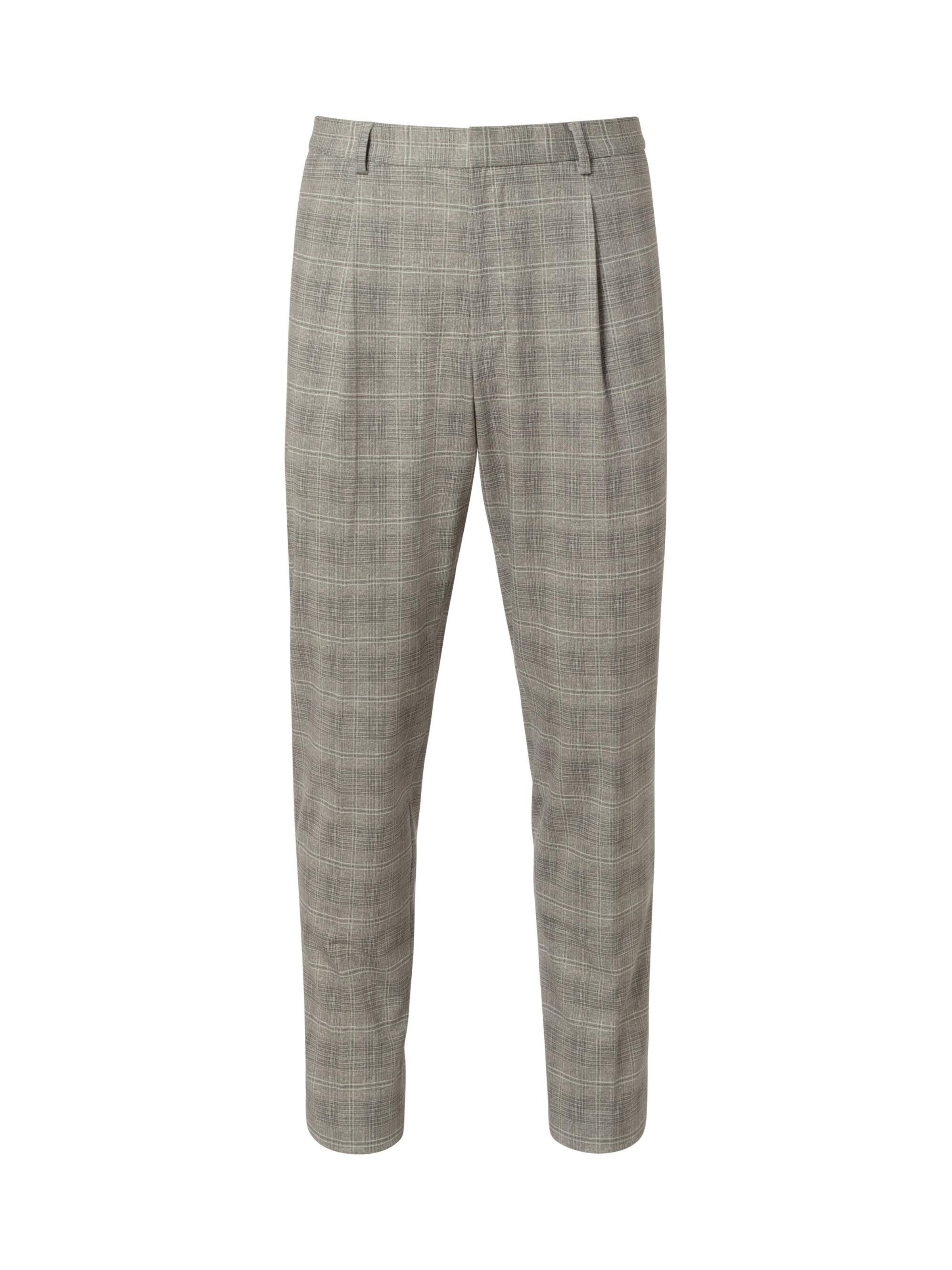 BENVENUTO Slim fit Suit 'MARIO TORINO kariert 5637' in Beige: front