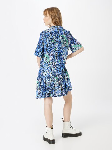 Warehouse Shirt Dress in Blue