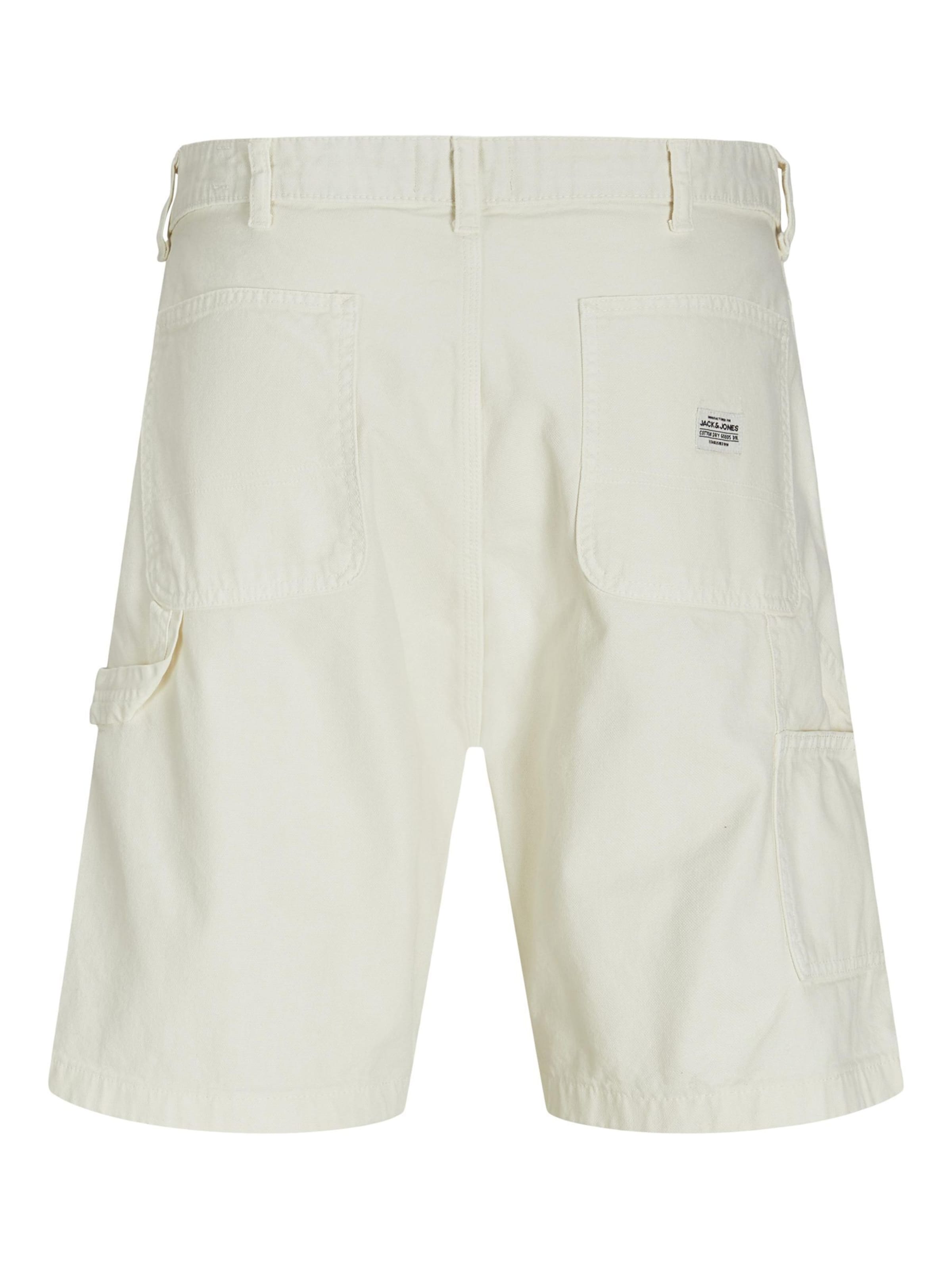 JACK & JONES Voľný strih Nohavice 'JPSTTONY' - Biela