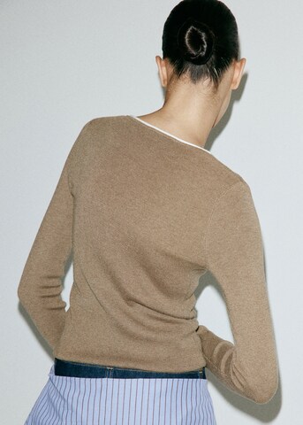 MANGO Pullover 'LUCCAPK' in Braun