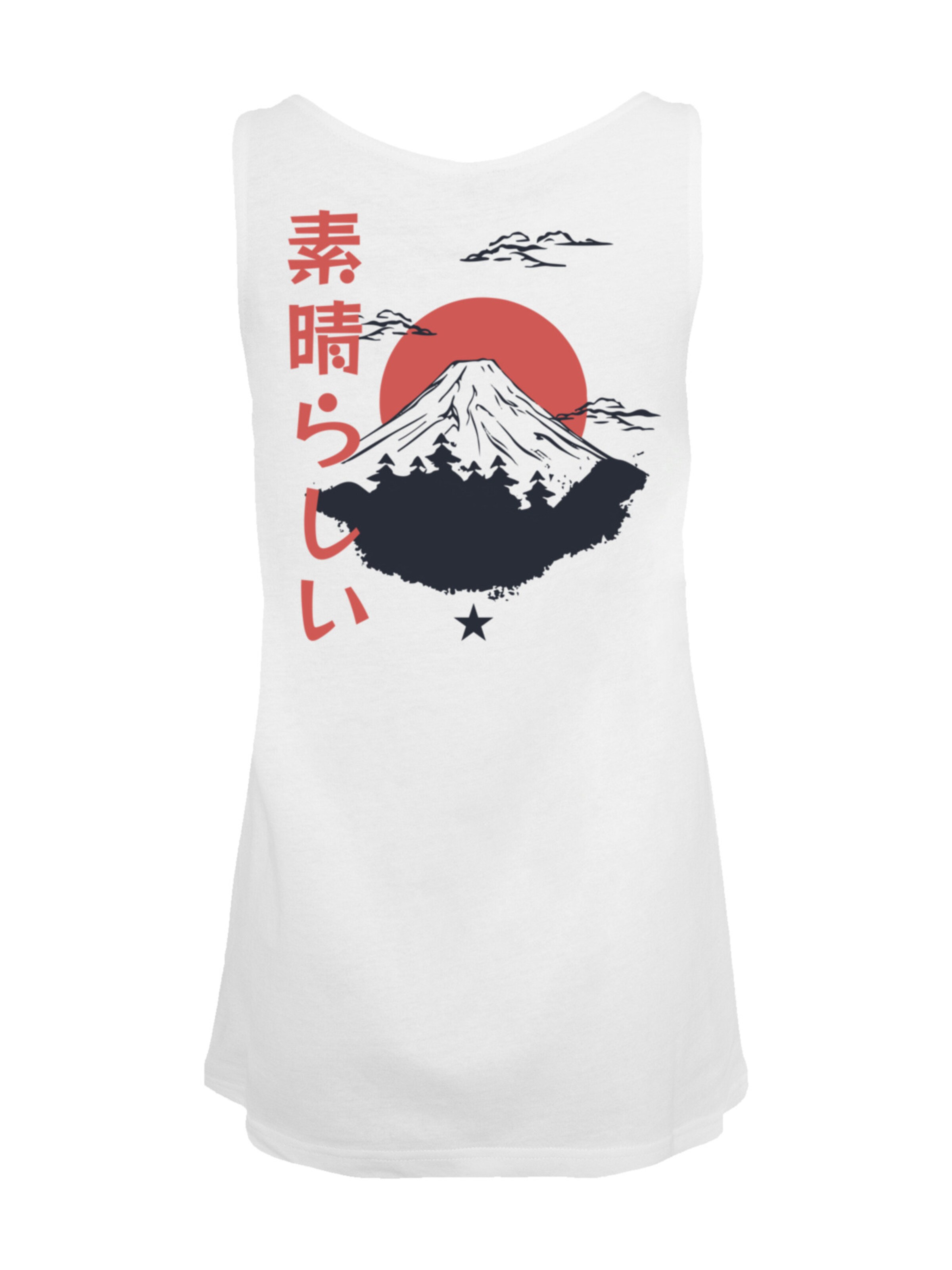 F4NT4STIC Top 'Mount Fuji' in Weiß