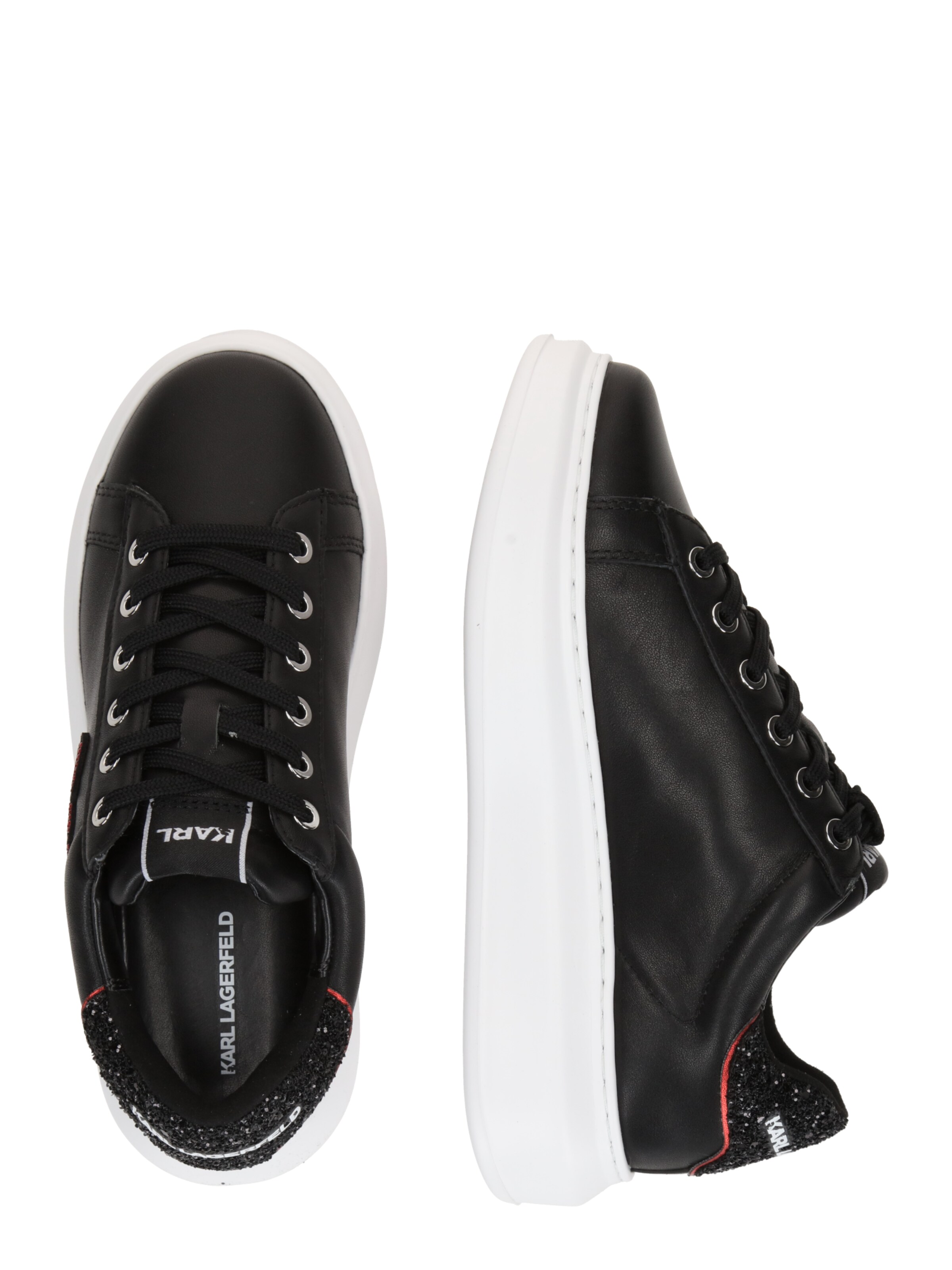 Karl Lagerfeld Sneaker low i sort