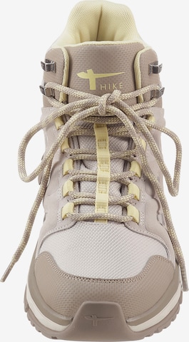 TAMARIS Veterlaarsjes in Beige