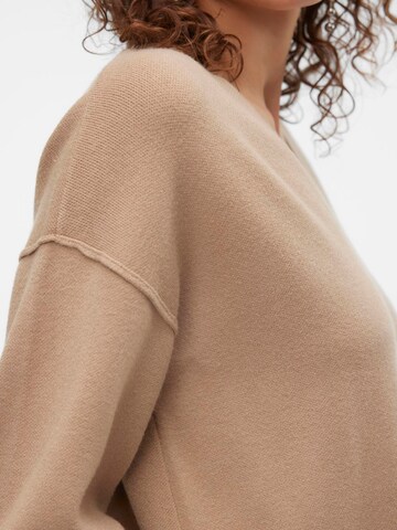 VERO MODA Pullover 'VMGOLD LINK' i beige