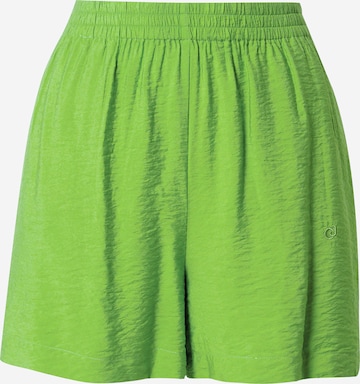 CATWALK JUNKIE Normální Kalhoty 'DAWN' – zelená: přední strana