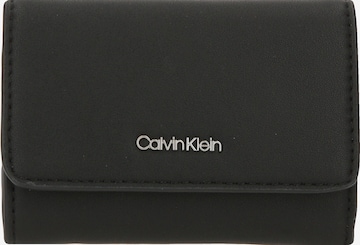 Porte-monnaies Calvin Klein en noir : devant