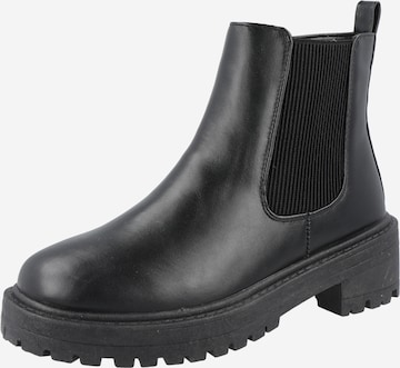 NEW LOOK Chelsea Boots 'COPPA' in Black: front