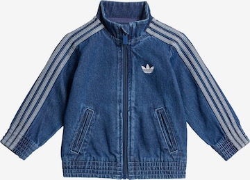 ADIDAS ORIGINALSPrijelazna jakna 'Firebird' - plava boja: prednji dio
