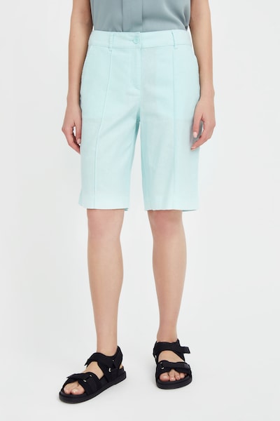 Finn Flare Shorts in hellgrün, Modelansicht