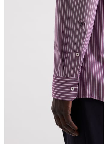 Coupe regular Chemise business SEIDENSTICKER en violet