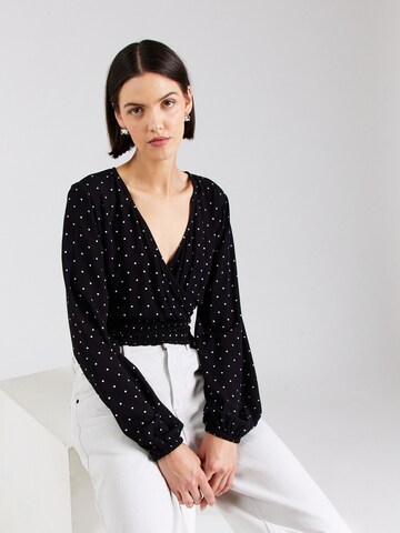 Camicia da donna 'Daniela' di ABOUT YOU in nero: frontale