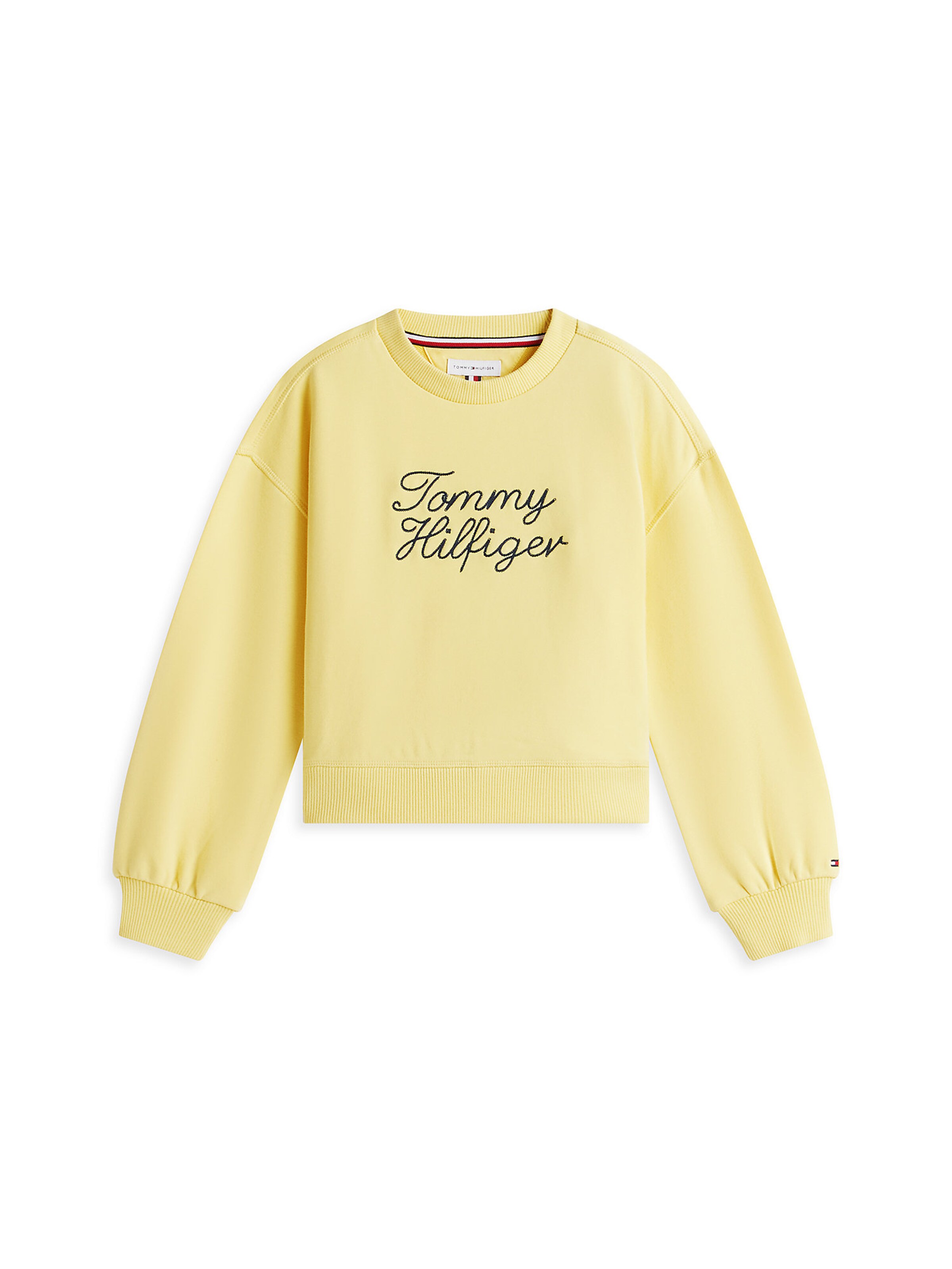 TOMMY HILFIGER Sweatshirt in Gelb: Vorderseite
