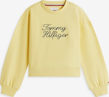 TOMMY HILFIGER Sweatshirt in Gelb: Vorderseite