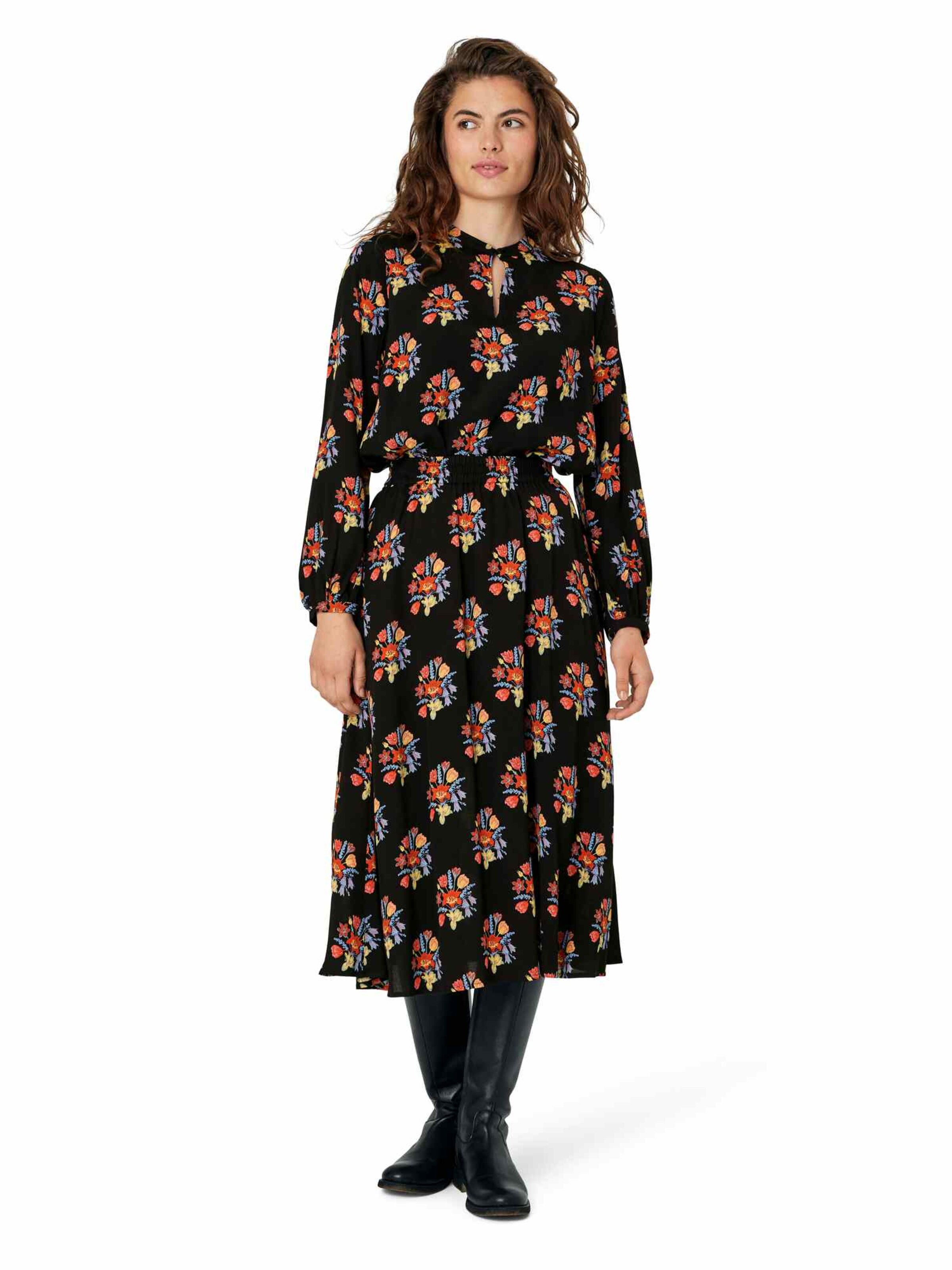 Noa Noa Rock 'Bella' in Schwarz: Vorderseite