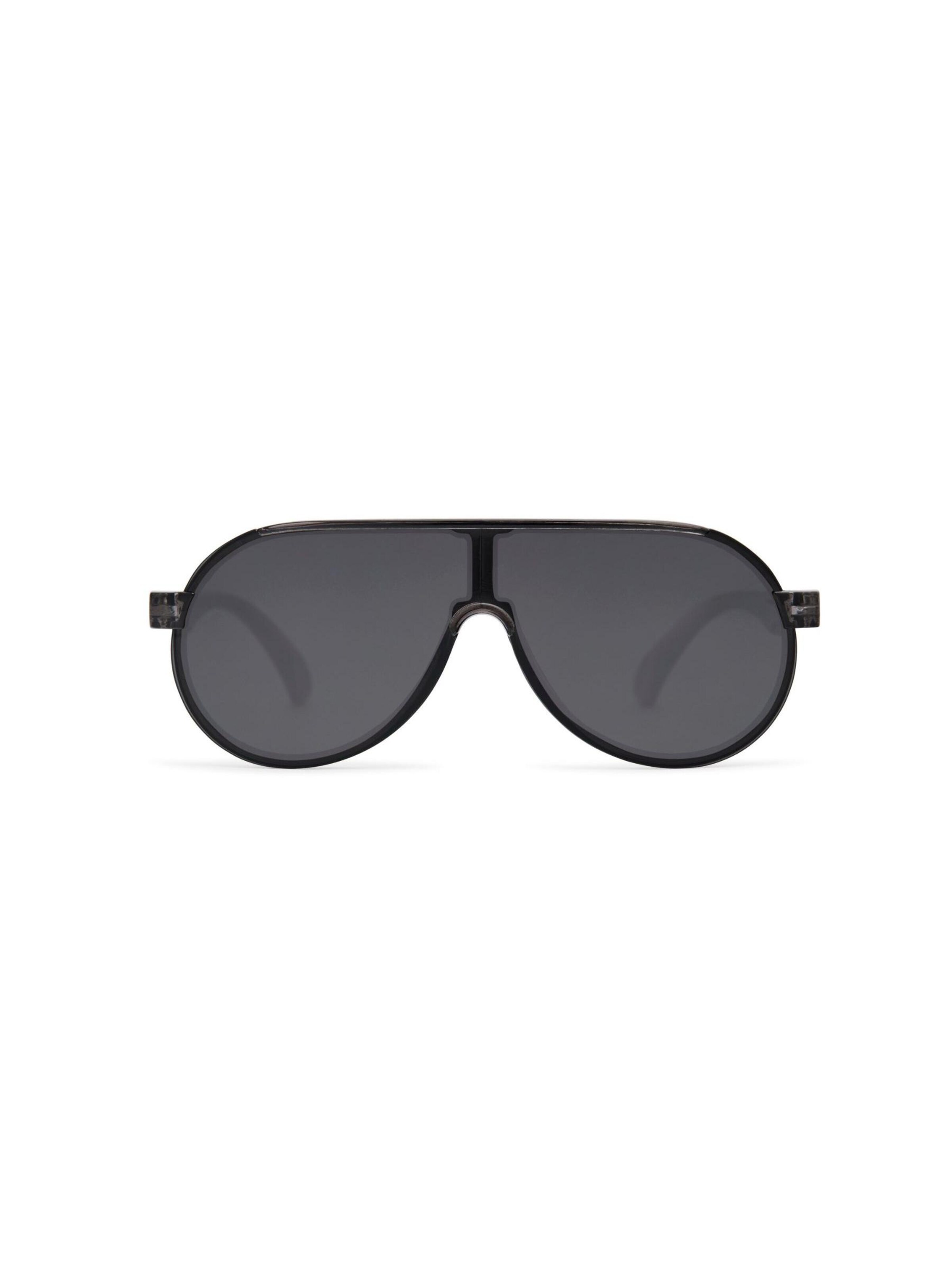 Lunettes de soleil 'Aero Shield Monolithic Minimalist Eyewear' Maxte en noir