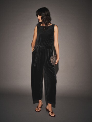 Next Jumpsuit in Zwart: voorkant