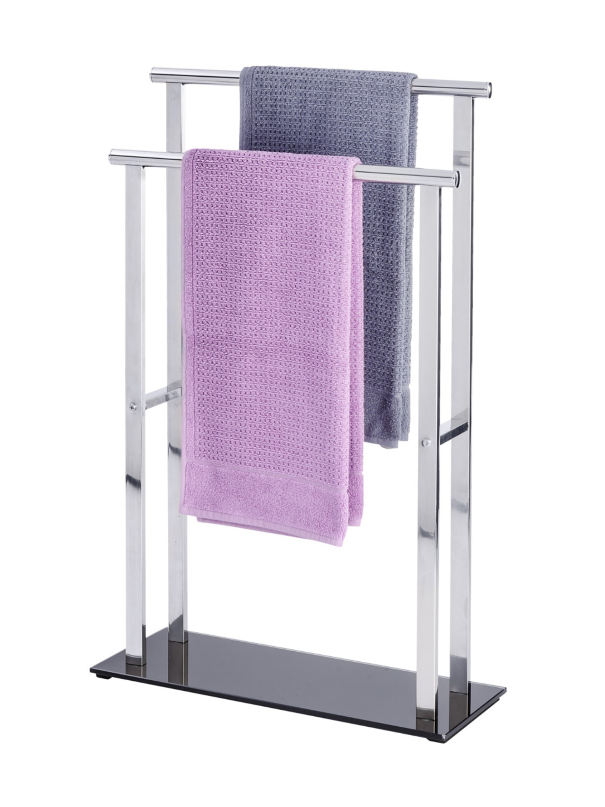 Wenko Shower Accessories 'Lava' in Silver