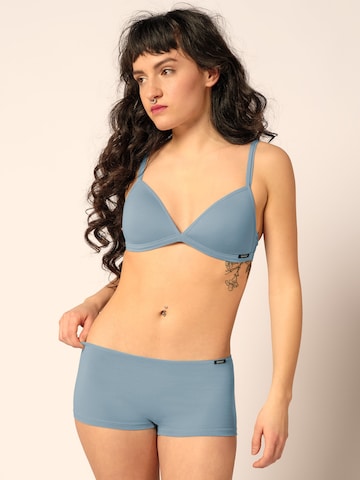 Skiny Regular Bra 'Essentials' in Blue: front