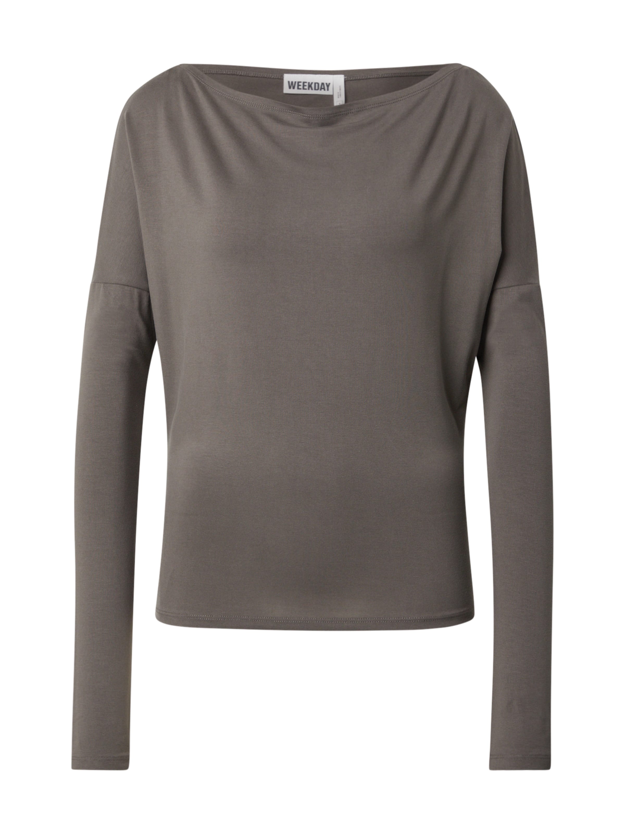 WEEKDAY Μπλουζάκι 'Johanna' σε γκρι: μπροστά