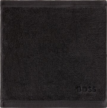 BOSS Towel in Black: front