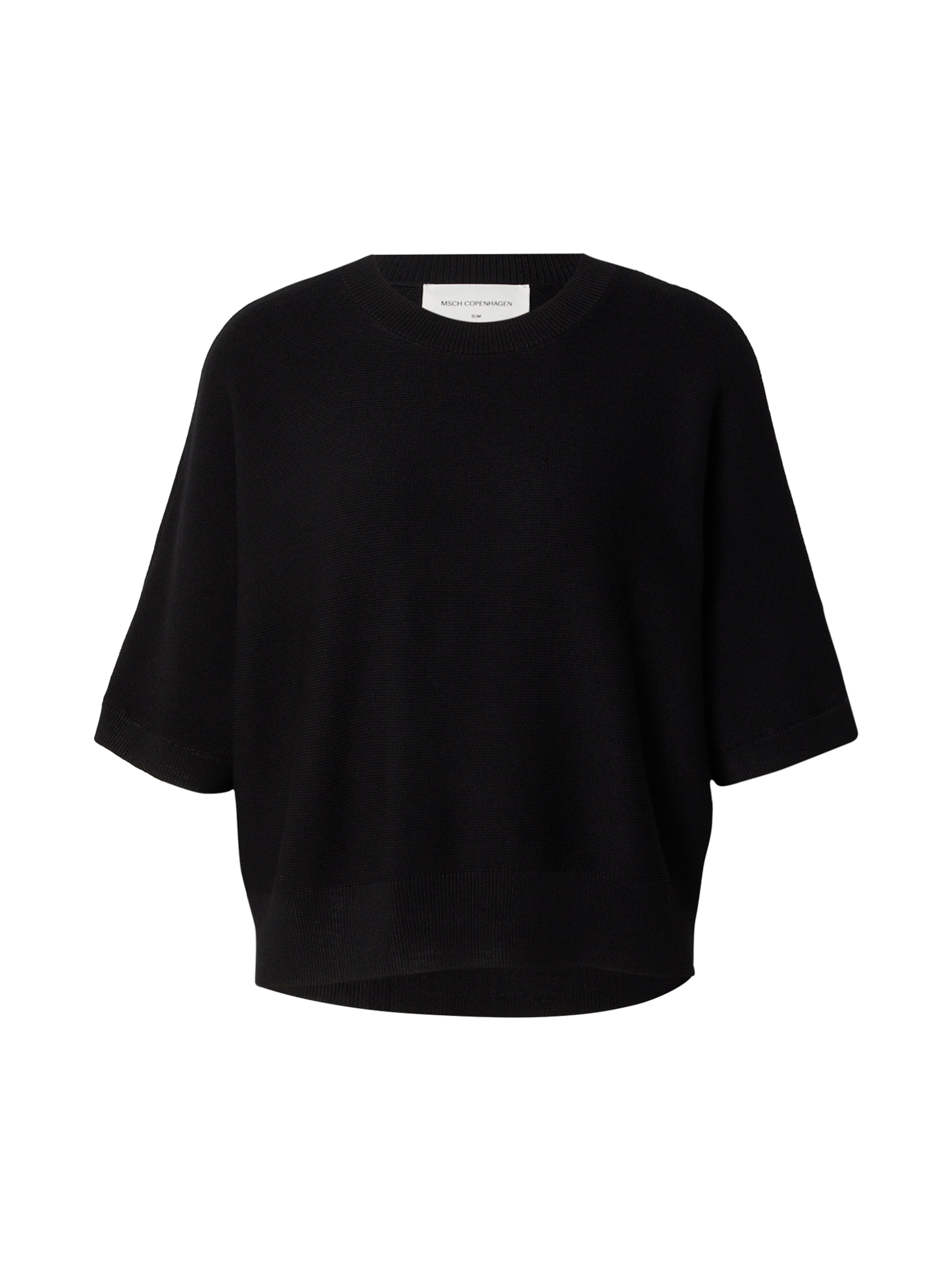 MSCH COPENHAGEN Sweater 'Thamira' in Black: front