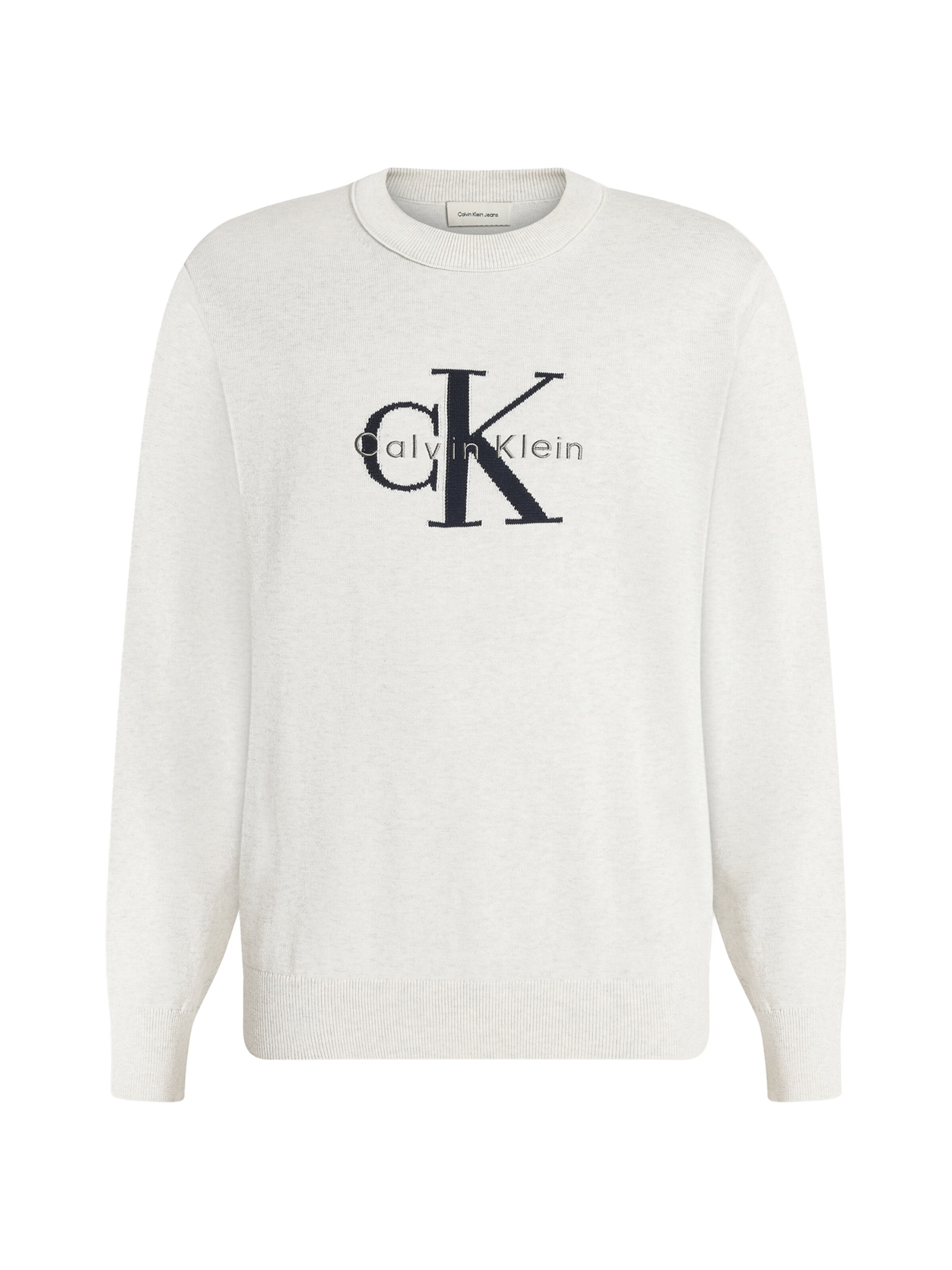 Calvin Klein Jeans Свитер в Серый: спереди
