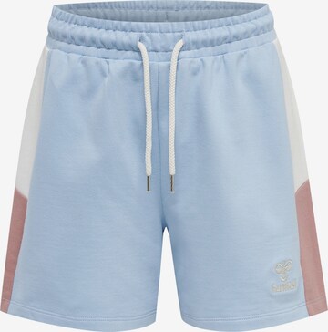 Hummel Regular Sportbroek 'CALIDA' in Blauw: voorkant