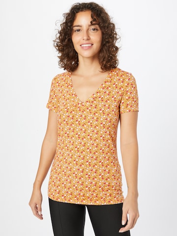 T-shirt TAIFUN en orange : devant