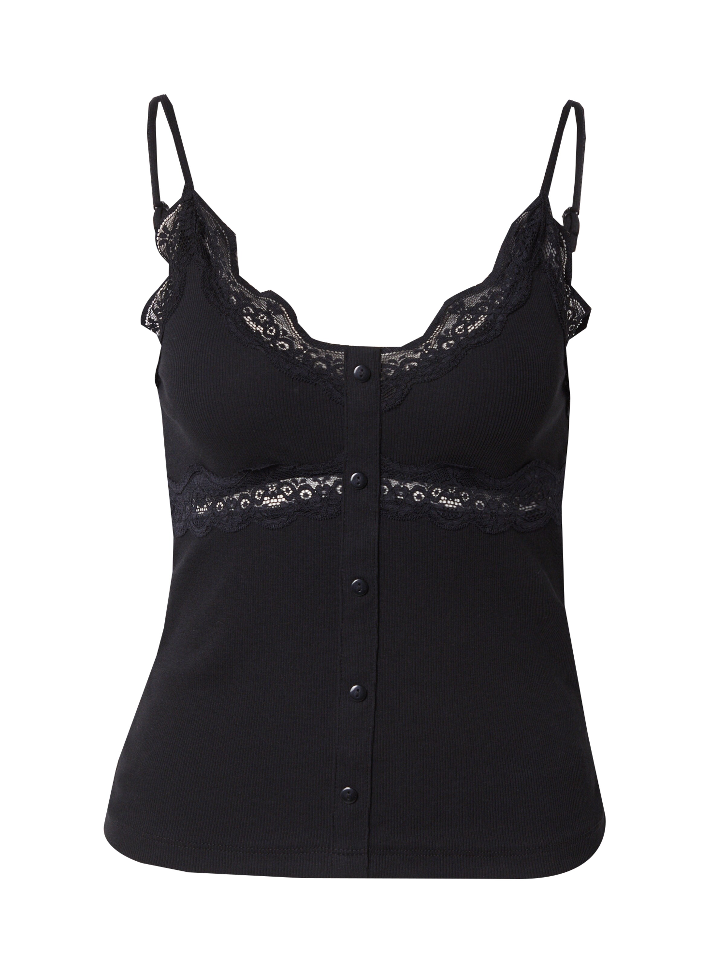 ABOUT YOU - Top 'Daphne' en negro: frente