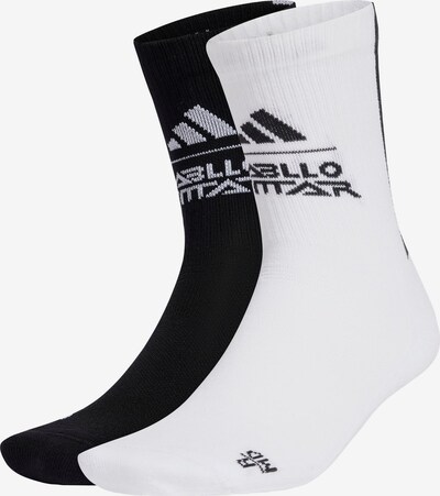 ADIDAS PERFORMANCE Chaussettes de sport 'Pride' en noir / blanc, Vue avec produit