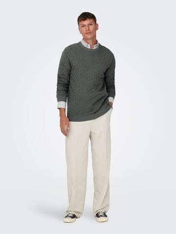 Only & Sons Pullover 'Kalle' in Grau