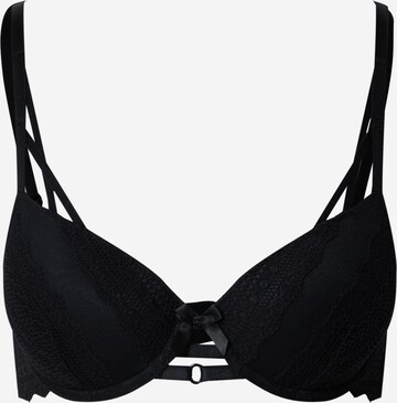 T-shirt Reggiseno 'Mahina' di Hunkemöller in nero: frontale