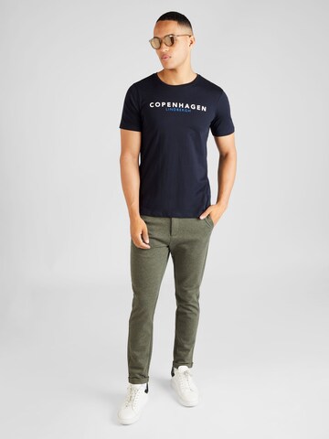 Lindbergh T-Shirt 'Copenhagen' in Blau