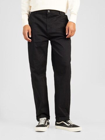 Denim Project Regular Chino trousers in Black: front