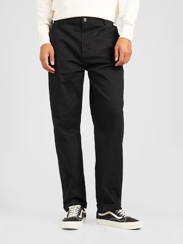 Denim Project Regular Chino Pants in Black: front