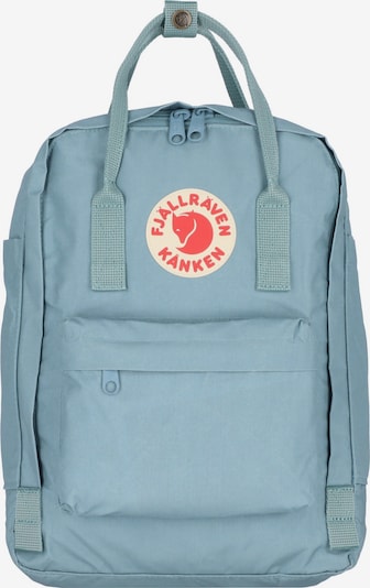 Fjällräven Rucksack 'Kanken' in creme / hellblau / rot, Produktansicht