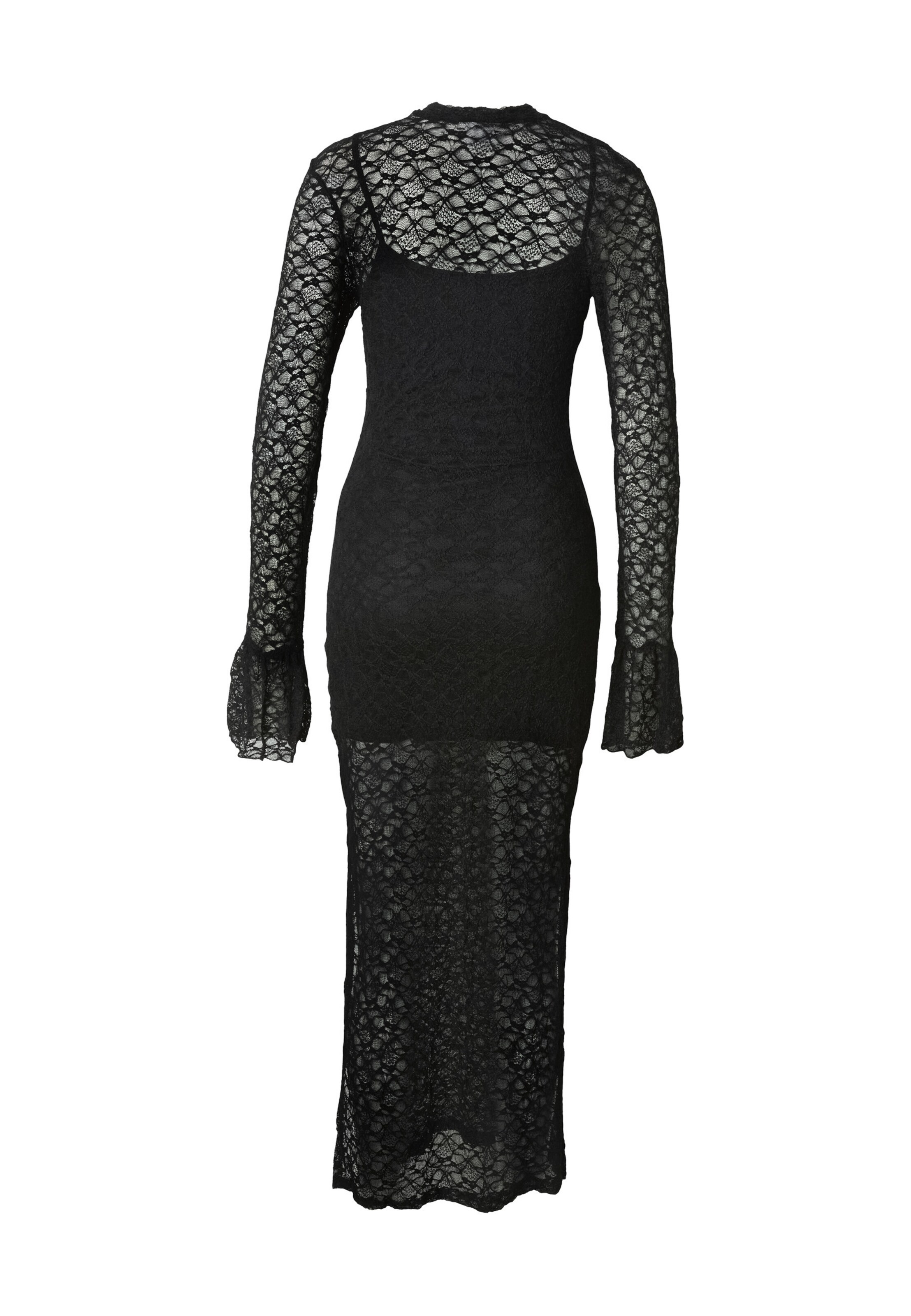 Urban Classics Společenské šaty – černá