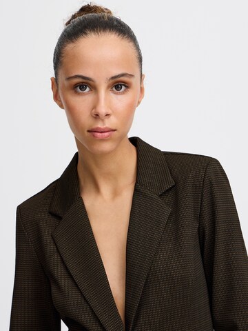 ICHI Blazer ''IH MANSE HERRINGBONE' in Schwarz