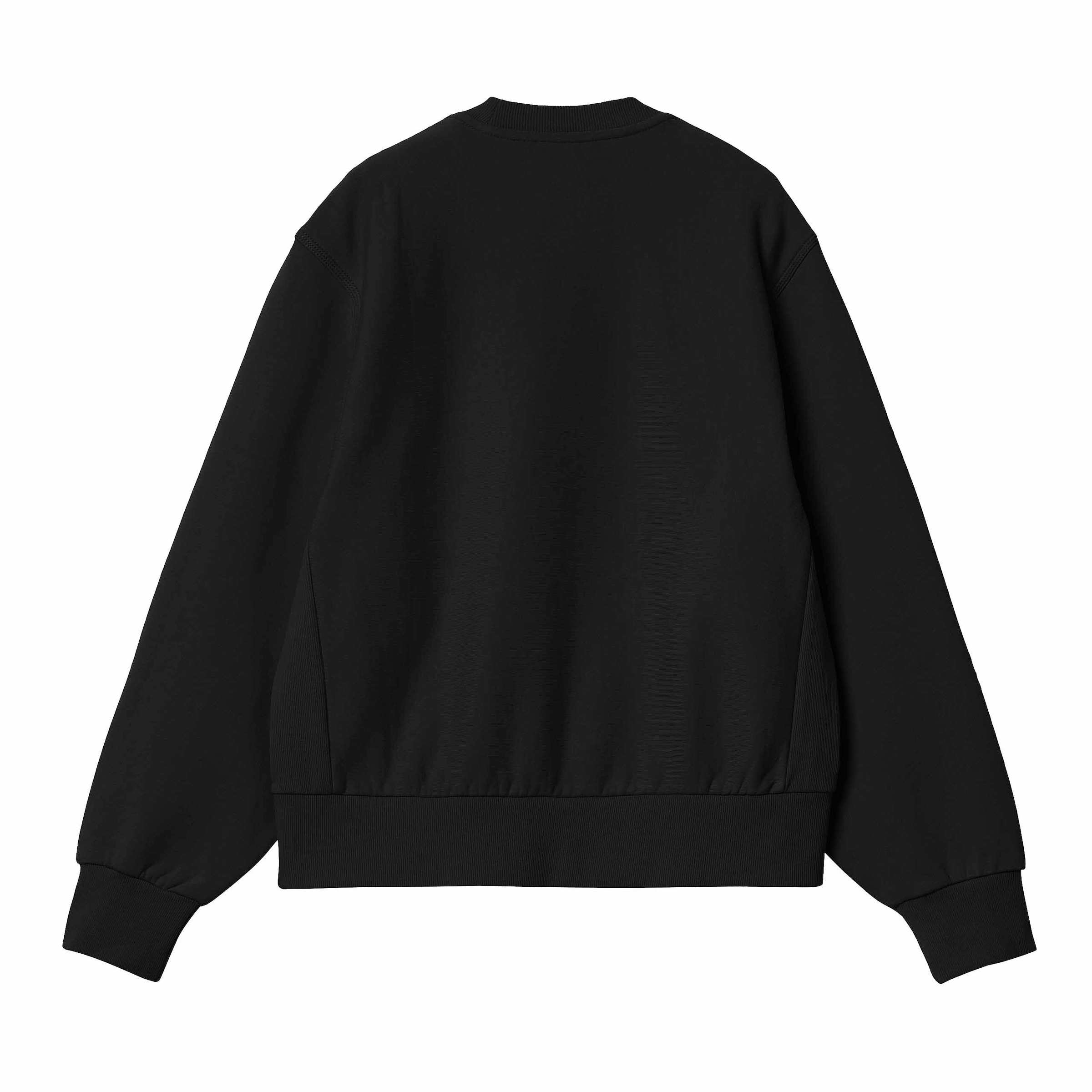 Carhartt WIP Sweatshirt 'American Script' in Schwarz