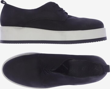 Zign Flats & Loafers in 39 in Black: front