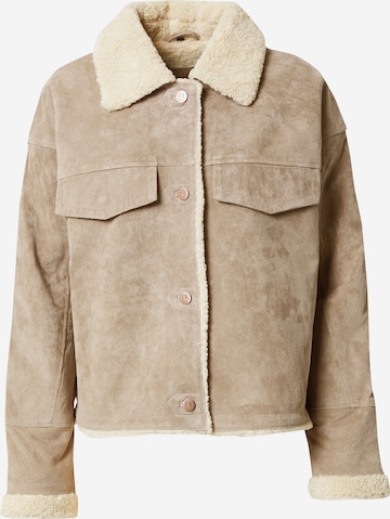 FREAKY NATION Winterjacke 'VICKY' in Beige: Vorderseite