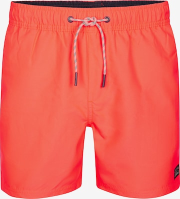 Petrol Industries Zwemshorts 'Trueno' in Oranje: voorkant