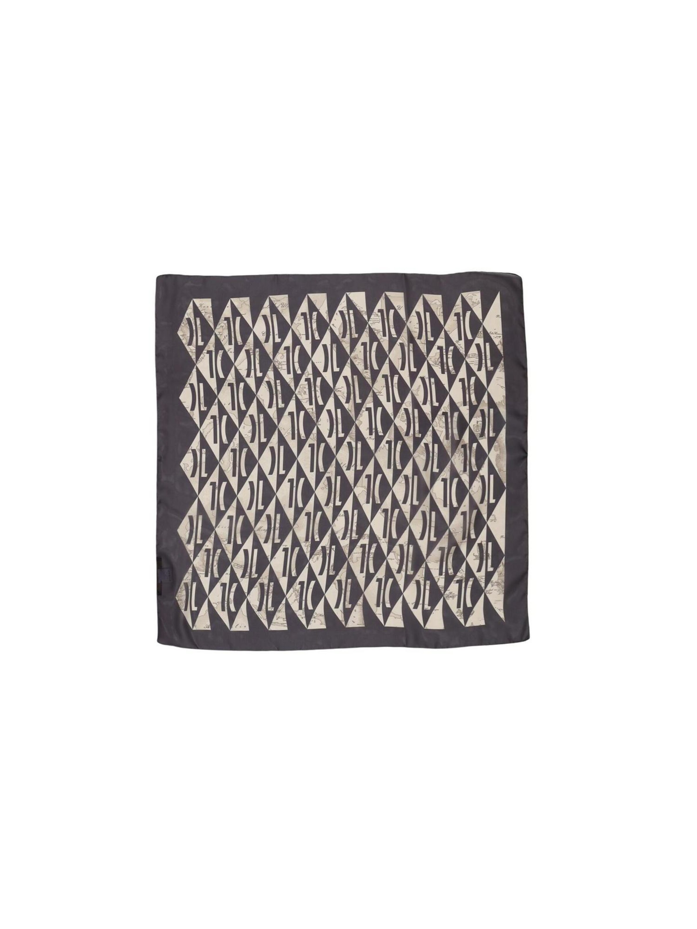 Foulard 'F123 1829' di Alviero Martini 1a clase in nero: frontale