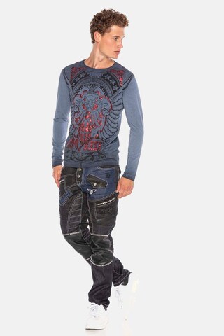 Coupe slim Jean 'DENIM' CIPO & BAXX en bleu