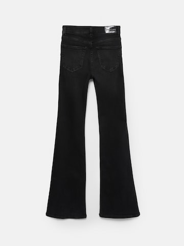 Pull&Bear Na zvonec Kavbojke | črna barva
