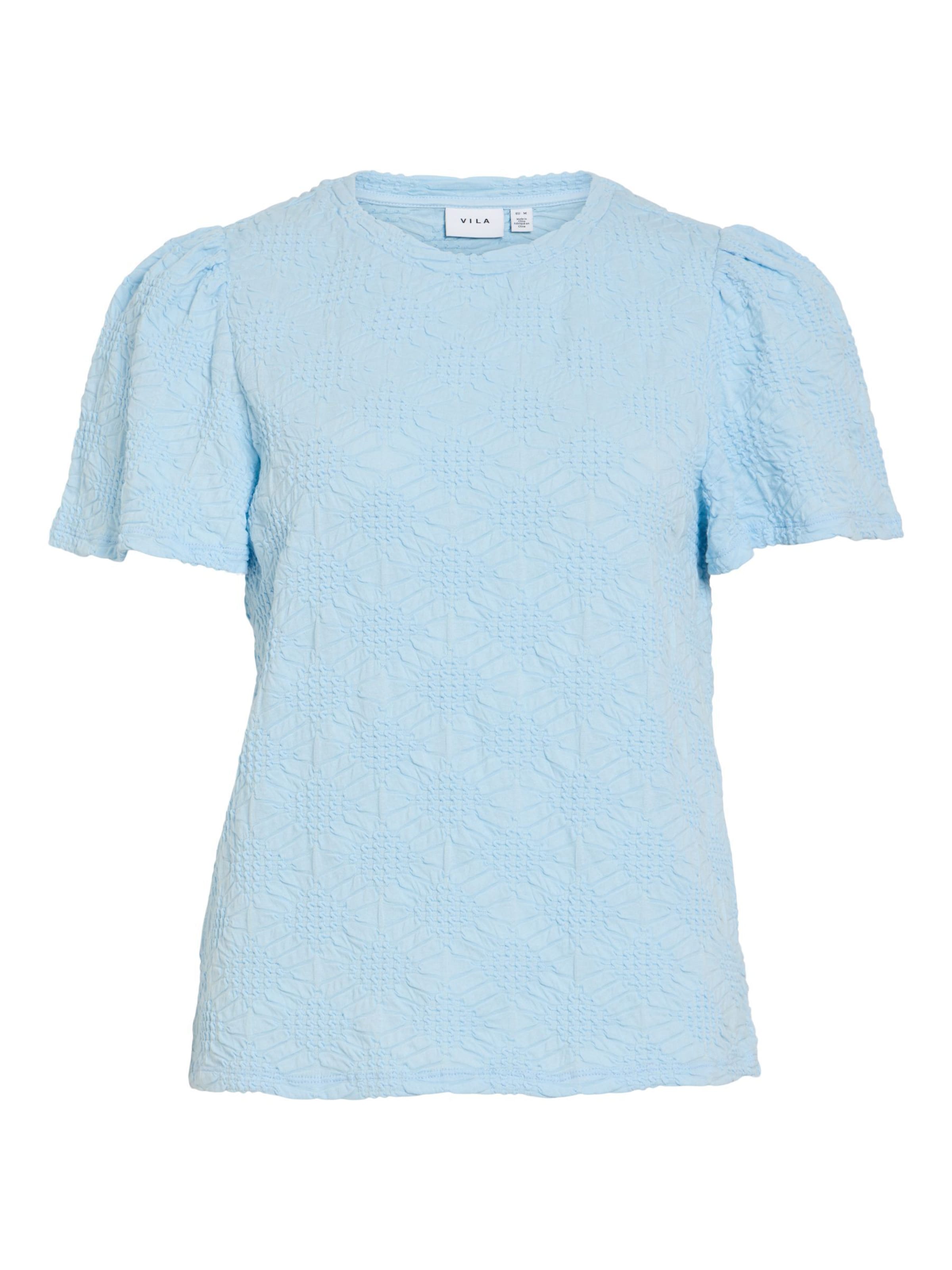 VILA Bluse in Blau: Vorderseite