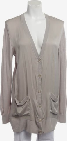 Joe Taft Pullover / Strickjacke M in Grau: Vorderseite