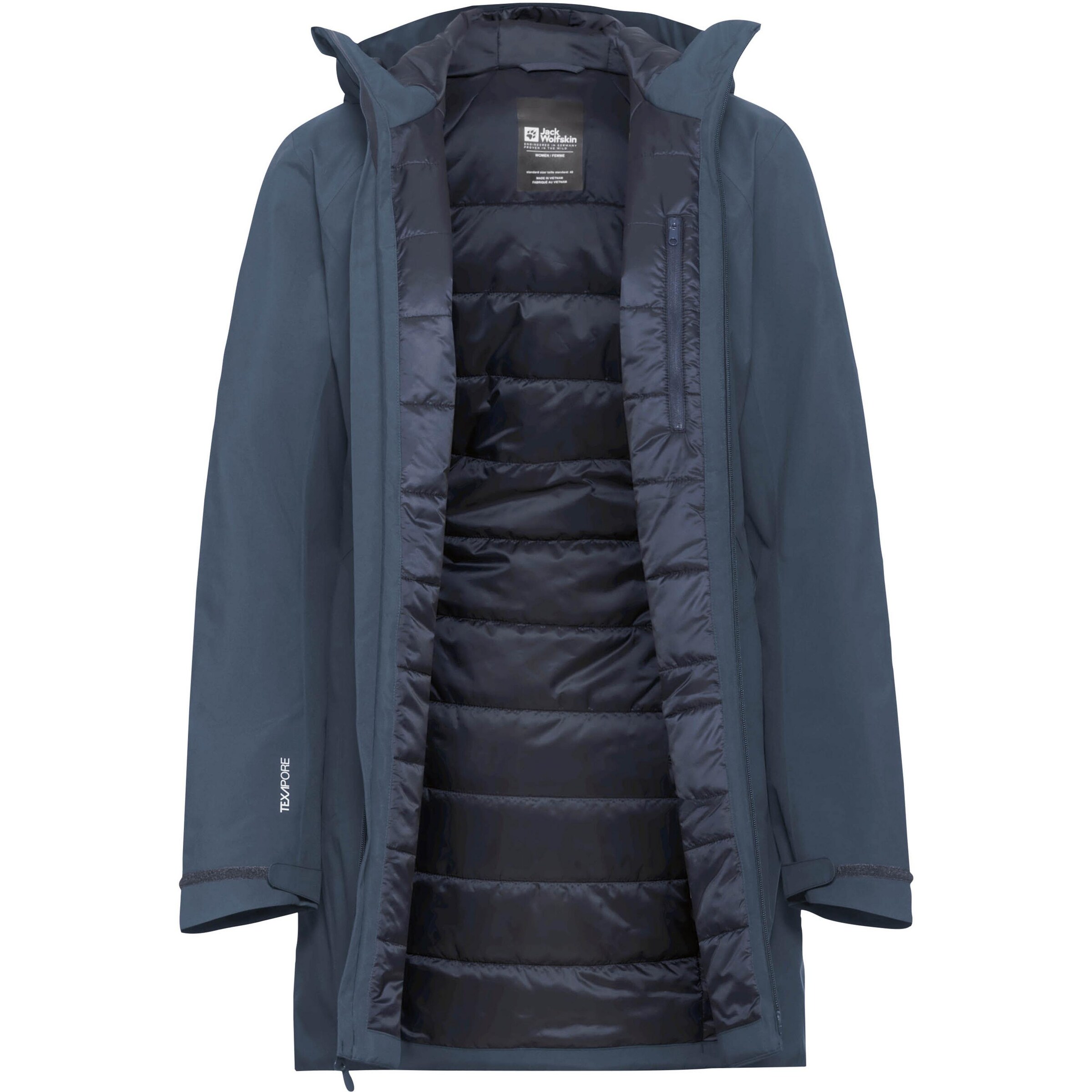 JACK WOLFSKIN Outdoor Jacket 'Heidelstein' in Blue