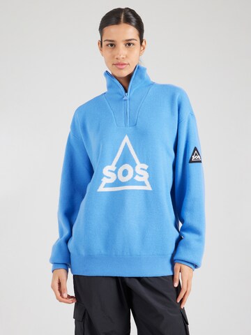 SOS Pullover 'Tignes' in Blau: Vorderseite
