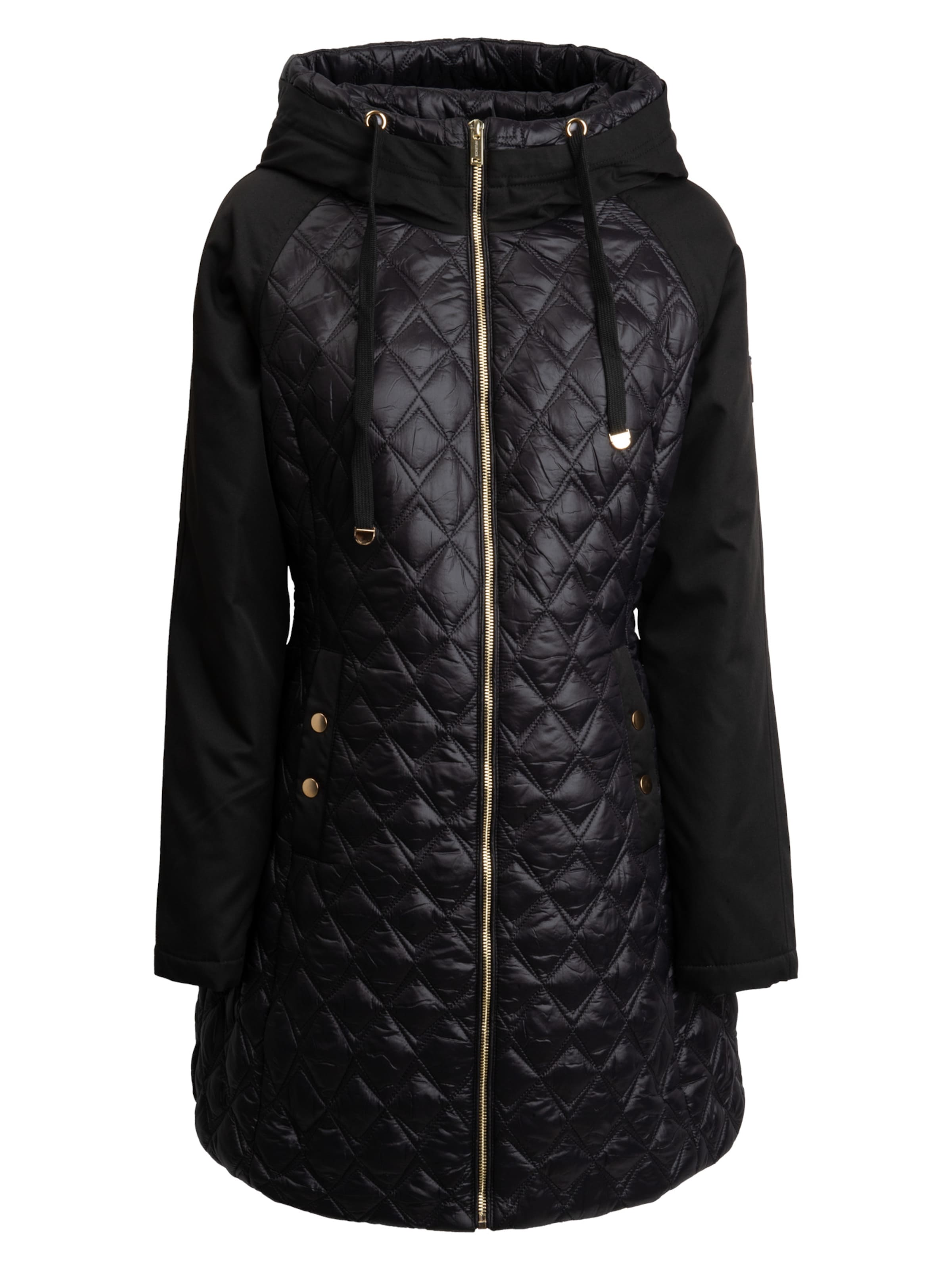 Influencer Between-Seasons Parka in Black: front